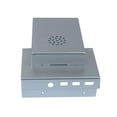 thumbnail image 3 of For Raspberry Pi 4 Model B Case CNC Ultra-Thin Metal Shell (Silver), 3 of 5