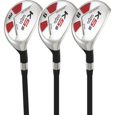 Majek Senior Ladies Golf Clubs All Hybrid Set 55  Years Womens Right Handed Lady Full True Hybrid Complete Set which Includes: #8, 9, PW Lady Flex New Utility A Lady Flex Club Set