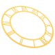 thumbnail image 5 of Reloj de pared con números romanos redondos, espejo acrílico, adhesivo para sala de estar, elegante y duradero, ideal para oficina y hogar., 5 of 6