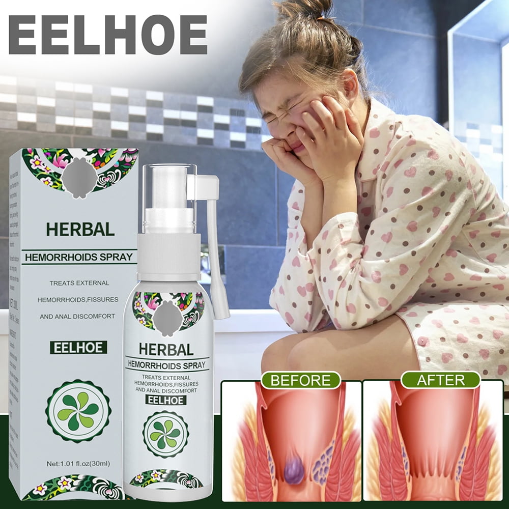 Herbal Hemorrhoids Spray Effective Alleviate Pain Hemorrhoids Treatment Agent