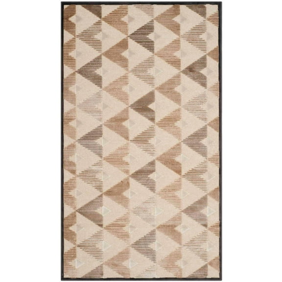 SAFAVIEH Paradise Ainslee Area Rug, Soft Anthracite/Cream, 4' x 5'7"