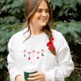 thumbnail image 2 of Christmas Garland Gemma Embroidered Sweatshirt, 2 of 5