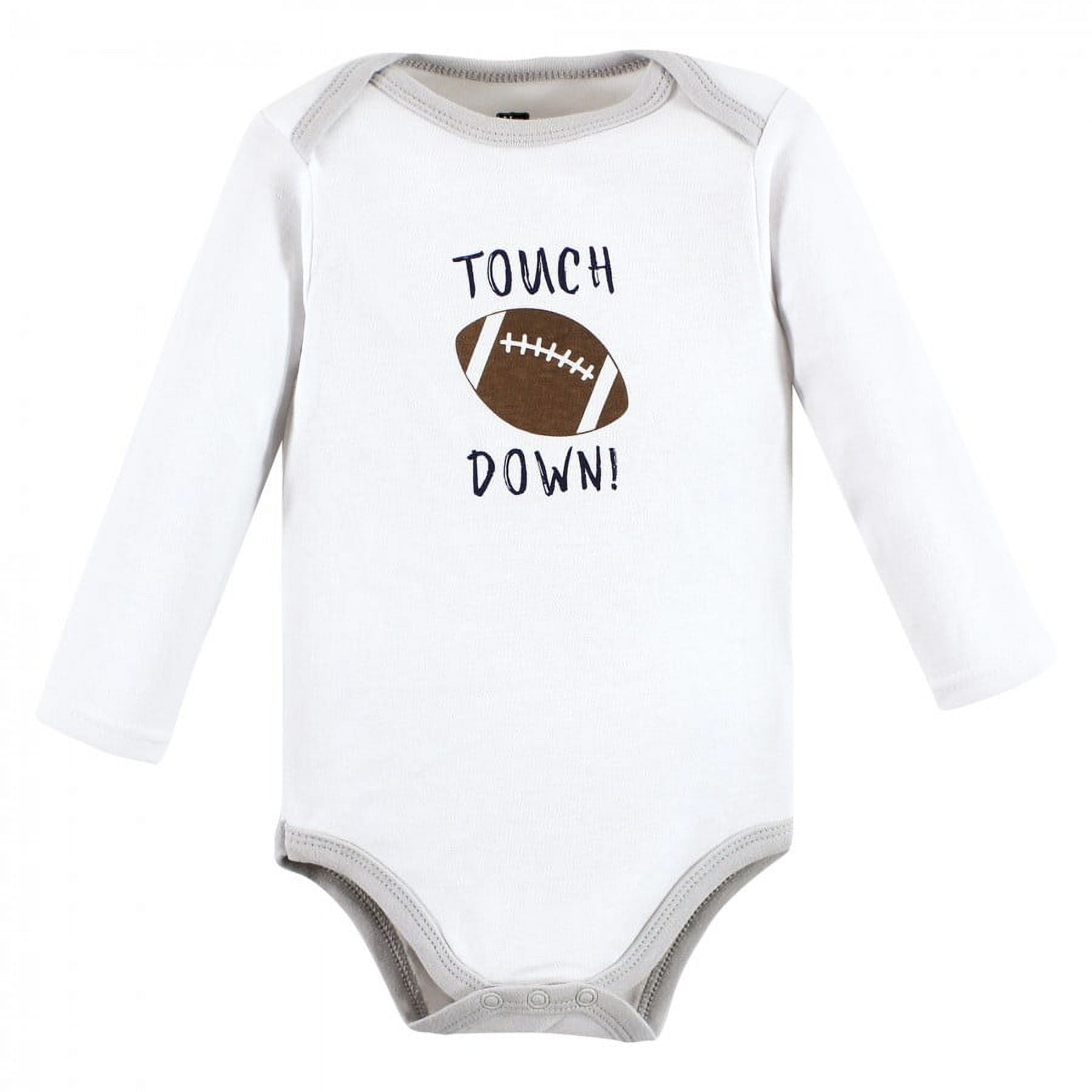 Hudson Baby Cotton Long-Sleeve Bodysuits, 5-Pack, Newborn- 24 Months