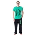 thumbnail image 6 of Universal Monsters Mens' Frankenstein Character Halloween Sleep Pajama Set, 6 of 6