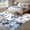 Blue, variant on Area Rug for Living Room, Blue Butterflies Non-Slip Indoor Large Carpet for Bedroom/Dining Room, Elegant Pastoral Butterfly Washable Low-Profile Rectangle Floor Mat Runner Rugs - 2.7 x 5 Ft