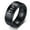 Black, variant on Israelite Paleo Hebrew Yhwh Tetragrammaton Spinner Ring for Men Women, Jewish Yahweh Rotating Fidget Relieve Finger Ring Hebrews Jewelry, Black, Size 7