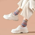thumbnail image 7 of Wool Socks - Wool Socks for Women Men Soft Thick Warm Winter Knit Vintage Crew Socks Casual, 7 of 7