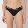 thumbnail image 1 of Culotte String avec Logo en Noir Smoking, 1 of 5