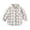 Light Gray, variant on JUMEYU Toddler Button Down Shirt Boy's Flannel Plaid Shirt Long Sleeve Button Down Shirt Lapel Shacket Fall Fashion Jacket 1T 2T (Black,1-2 Years)