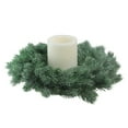 thumbnail image 2 of Northlight 16" Unit Frosted Green Pine Artificial Christmas Wreath, 2 of 7