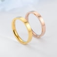 thumbnail image 3 of ring TI steel ring female simple light face ring, 3 of 8