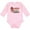 AD-Pink, variant on Inktastic Cutest Little Cookie Cute Christmas Gingerbread Man Boys or Girls Long Sleeve Baby Bodysuit