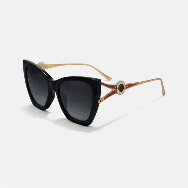 Gafas de sol Generic CAT-EYE SUN133 F3007 negro/azul