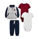 thumbnail image 1 of Set de ropa Simple Joys by Carter's Baby Boys, 4 piezas, 6-9 m, 1 of 5