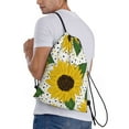 thumbnail image 3 of Bingfone Sunflowers Drawstrings Backpacks Bags For Men Women Gym Drawstrings Bag, 3 of 9