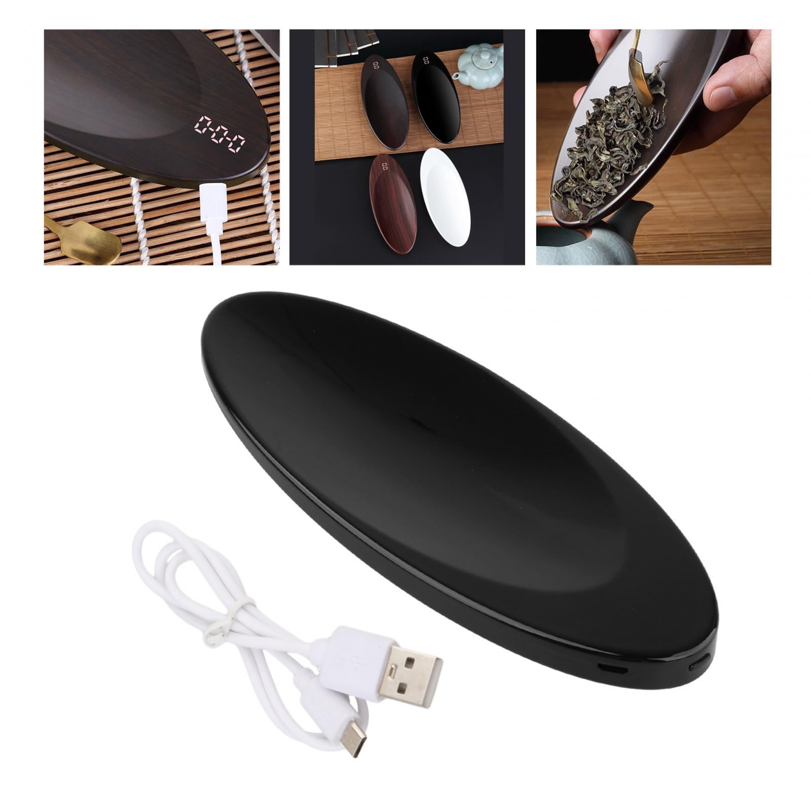 TISHITA Pocket Mini Scale Loose Leaf Tea Scale Modern Design Portable Multifunction Gram Scale Jewelry Scale Food Scale Digital Scale black