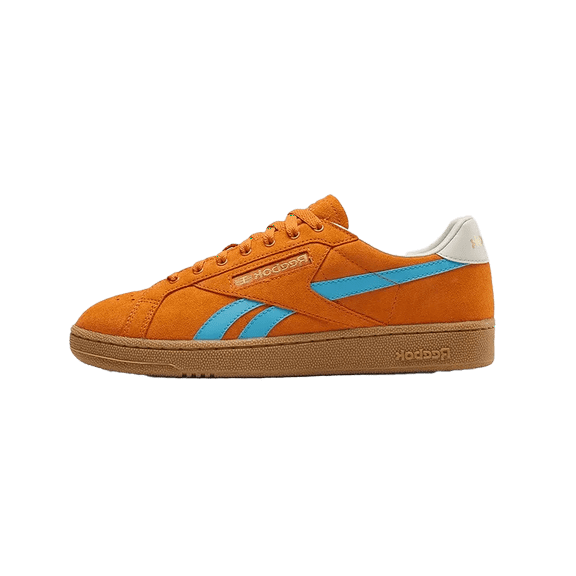 REEBOK MENS Club C Grounds Uk "Orange/Light Blue" IF5865 IF5865 from Stadium Goods