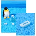thumbnail image 6 of YOHAVEN Penguin Figurine Set Miniature Iceberg Resin Crafts for Home Office Desk Shelf Display Seasonal Christmas Decorations Winter Indoor Modern Christmas Home Decor, 6 of 8