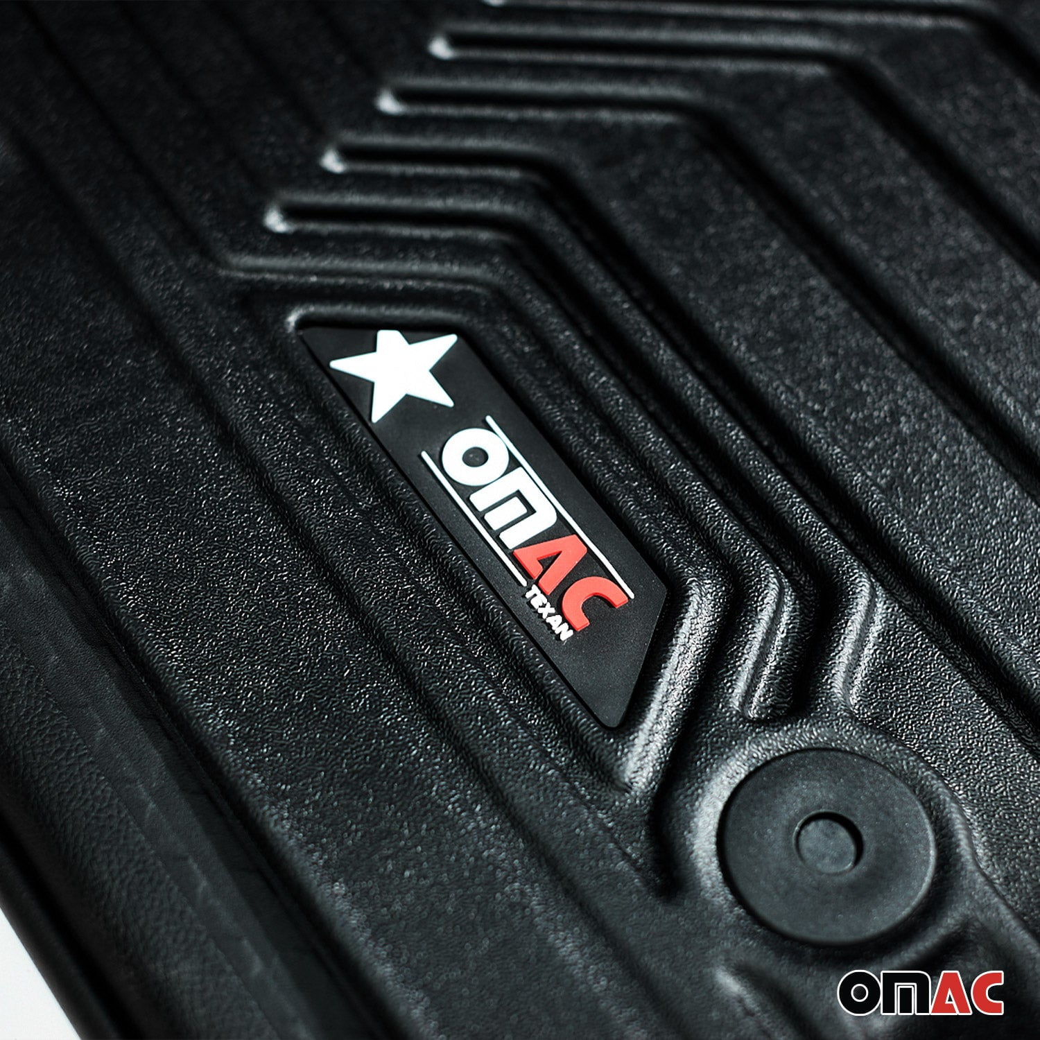 OMAC Premium Floor Mats for Toyota Tundra 2022-2026 All-Weather Heavy Duty Black