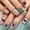 Pink, variant on Miwamany 24Pcs Halloween Goth Press on Nails Medium Stiletto Almond Fake Nails Red Halloween Acrylic False Nails Full Cover Reusable Stick on Nails for Women Girls