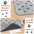 thumbnail image 3 of Almohadillas para orinar reutilizables y lavables JERIA, 72 x 72 cm, para perros, paquete de 2, 3 of 6