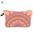 thumbnail image 2 of Travelwant Cosmetic Bag Makeup Bag Waterproof Travel Toiletry Pouch Bag with Mandala Flowers Design, 2 of 9