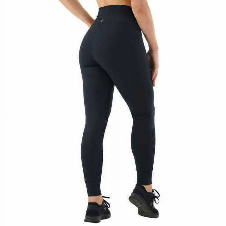 Spyder Womens Black High Rise Leggings With Side Pockets Size Medium 