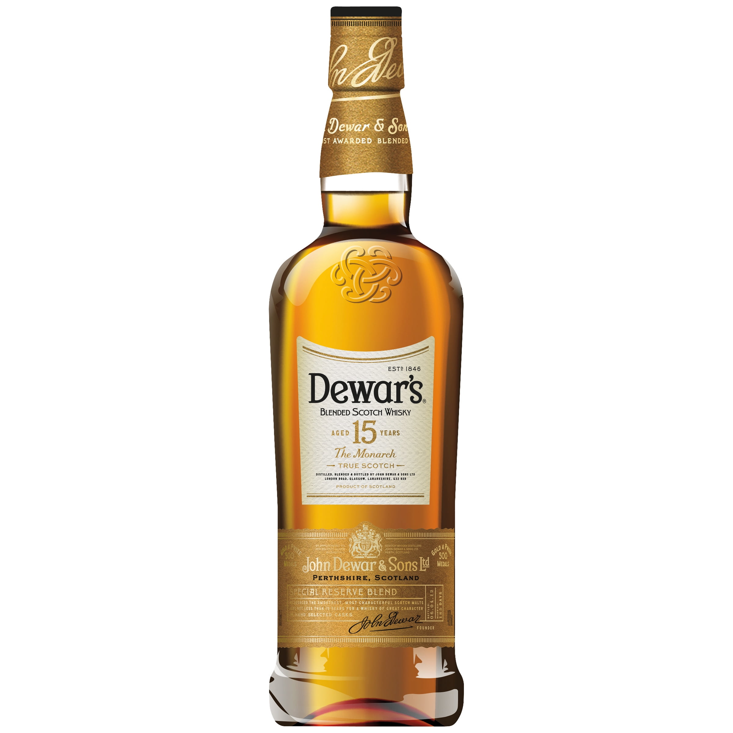 Dewar's® 15 Blended Scotch Whisky with Rocks Glasses 750mL Box - Walmart.com - Walmart.com