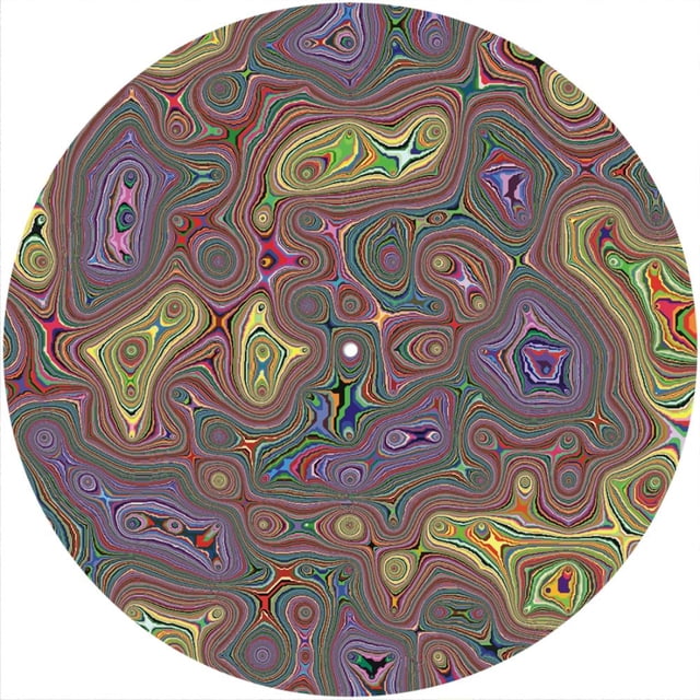 Slipmat Slip Mat Scratch Pad Felt for any 12" LP DJ Vinyl Turntable Record Player Custom Graphical - Psychedelic Nightmare