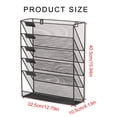 thumbnail image 5 of Wall File Holder Mail Organiser Magazine Storage Rack for File Paper Notebook, 5 of 8