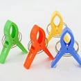 thumbnail image 3 of 16PCS/Set Towel Clamp Plastic Clothes Pegs Laundry Large Size Drying Racks Retaining Clip Organization, 3 of 10