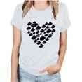 thumbnail image 1 of RKSTN Hauts pour Femmes 2024 Été Décontracté Ample Grande Taille Imprimé Graphique Lapin de Pâques Blouse Mode Col Rond Manches Courtes T-shirt, 1 of 4