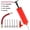 Manual / Red, variant on Hand Ball Pump, 6 Inch Portable Air Inflator with 7 Needles and 1.2m Hose, Manual Pump for Basketball Football Soccer, Lightweight Sports Equipment