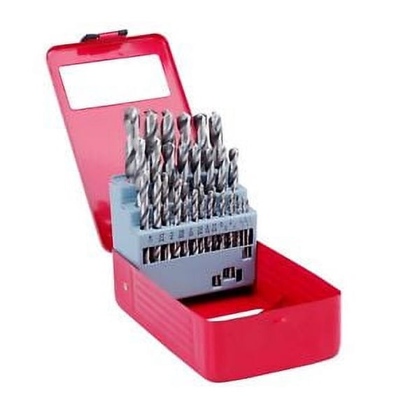 Professional Woodworker 33pc HSS High Speed Steel Drill Bits Set w Storage Case