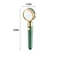 thumbnail image 3 of Turbo Shower Head Home Bath Shower Nozzle Water Heater Filter Shower ,3 Bathing Modes, One Pressurised Water Stop Function Shower Head., Xinsrenus Under $5! Turbo Shower Head Home Bath, 3 of 7