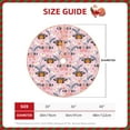 thumbnail image 2 of Fotbe Pink Butterfly Daisy Pattern Christmas Tree Skirt, Tree Skirts Plush Christmas Decorations, Christmas Tree Skirts Xmas Decorations Holiday Party Decor-48", 2 of 6