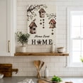 thumbnail image 6 of Bird Houses Canvas Wall Art for Living Room Bedroom Bathroom, Sparrows Home Sweet Branch Star Linen Texture Canvas Art Wall Decor, Artwork for Walls Home Office Decor, 12"x18", 6 of 9