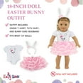 thumbnail image 3 of Emily Rose 18-inch Doll Easter Bunny Outfit, including Bunny Ear Headband | GIFT BOXED! | 18" Doll 3 Piece Outfit fits American Girl Dolls, 3 of 9
