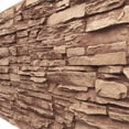 thumbnail image 6 of NewStone Canyon Ridge Faux Stone Panel, 45 3/4"W x 24 1/2"H x 1 1/4"D, Wheat Field Color, 6 of 9