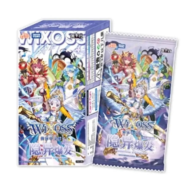 WIXOSS Hidden Outburst, tarjeta LRP muy rara, juego de mesa, tarjeta de batalla, animación de dibujos animados, tarjeta coleccionable