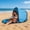 Blue, variant on KONGTU Blue Foldable Beach Tent, Portable Lightweight Sun Shade for Camping Picnic Outdoor