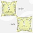 thumbnail image 3 of Kll Unicorn Sun Salutataion Yoga Decorative Throw Pillow Covers Velvet Soft For Couch Sofa Bedroom Living Room Outdoor -16"X16", 3 of 8