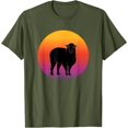 thumbnail image 1 of Cool Sheep Animal Silhouette Farm Animal at Sunset Livestock T-Shirt, 1 of 1