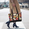 thumbnail image 4 of FORMRS Canvas Laptop Tote Bag for Women with 15.6" Computer Compartments Shoulder Handbag, Red Floral, 4 of 7
