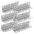 thumbnail image 5 of Hemoton 6pcs Corner Braces Furniture L Shaped Brackets Table Joints Fasteners Flat Braces for Bed Cabinet, 5 of 8