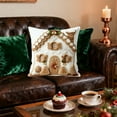 thumbnail image 7 of Christmas Throw Pillow Cover, 18 x 18 Inch Snowflake Seasonal Winter Holiday Cushion Case Decoration for Sofa Couch, 7 of 7