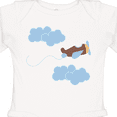 thumbnail image 4 of Inktastic Boys Airplane Pilot Boys Long Sleeve Baby Bodysuit, 4 of 5