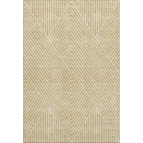 Dalyn Rugs Premium Machine Washable Mayfield AMF937 Gold 2'6" x 3'10" Rug
