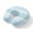 Blue White, variant on Neck Pillow Ergonomic Memory Foam U Shaped Pillows,Sports Hockey Art Soft Portable Neck Head Support Cushion Pillow for Travel Airplane Car Office Use,Retro Wood Grain Black Grey