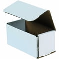 thumbnail image 1 of 100 - 8x8x4 White Corrugated Shipping Packing Box Boxes Mailers, 1 of 3